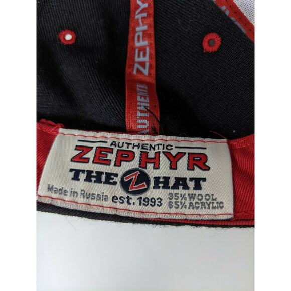 Texas Tech Red Raiders Basketball NCAA Hat Embroidered Zephyr Strapback Black - Picture 12 of 12